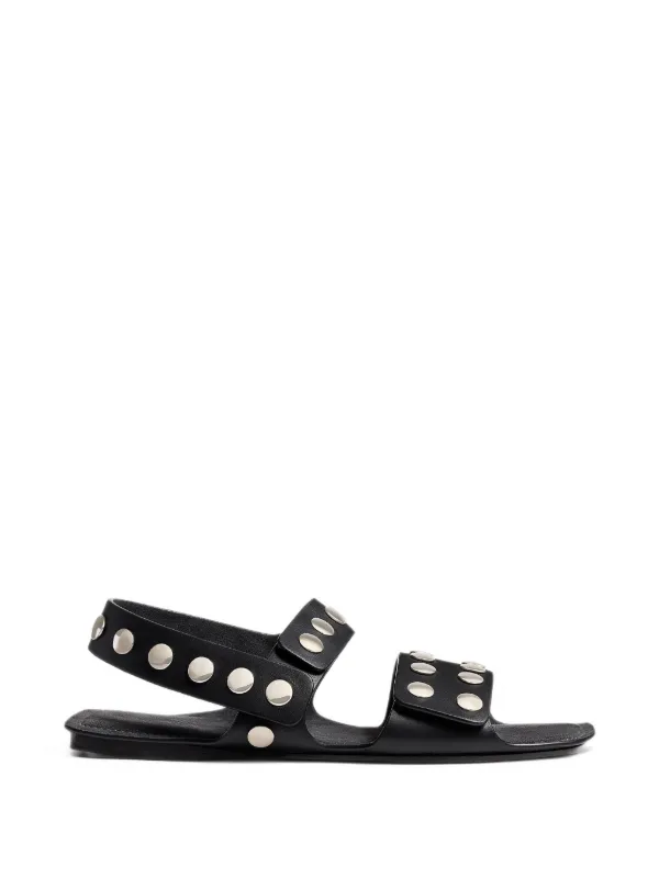 Khaite Boden Sandals in Black