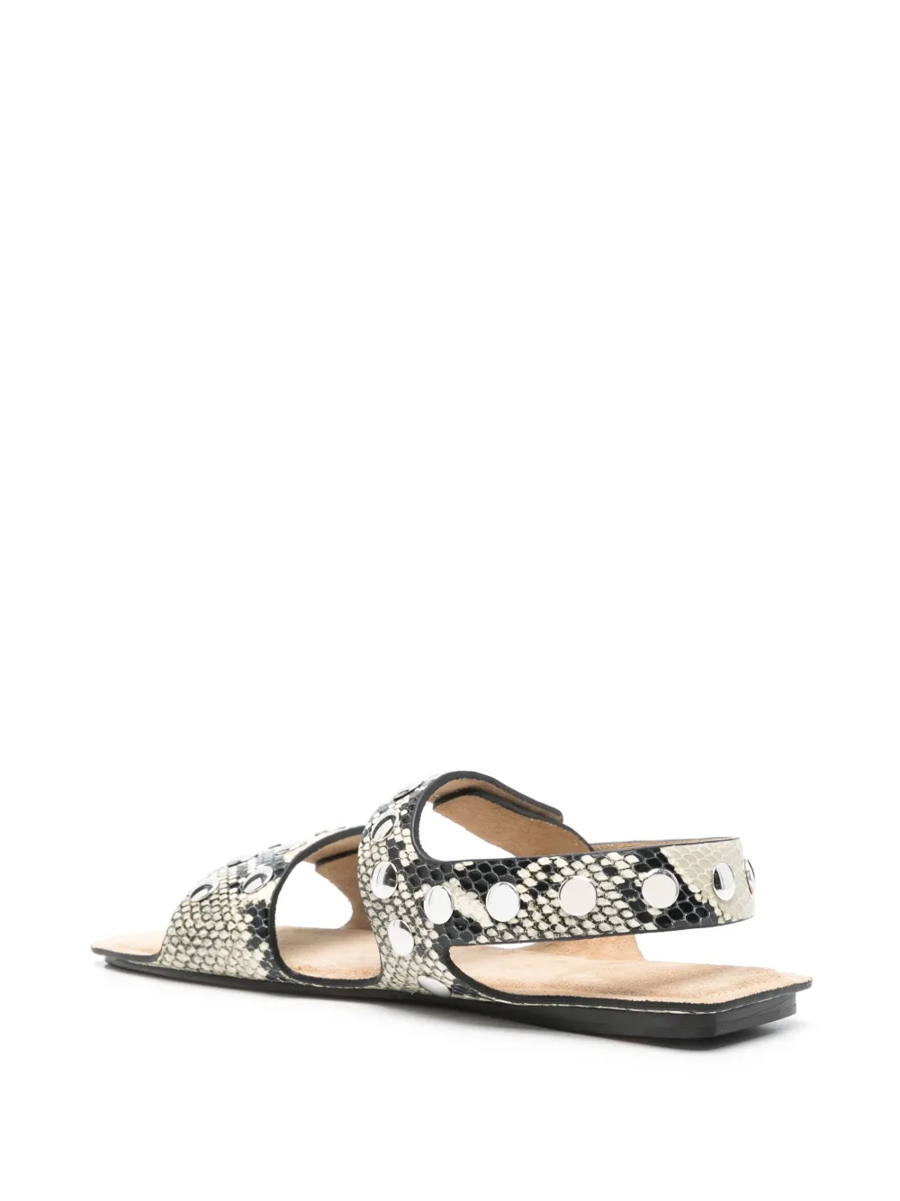 KHAITE Boden sandals Neutrals