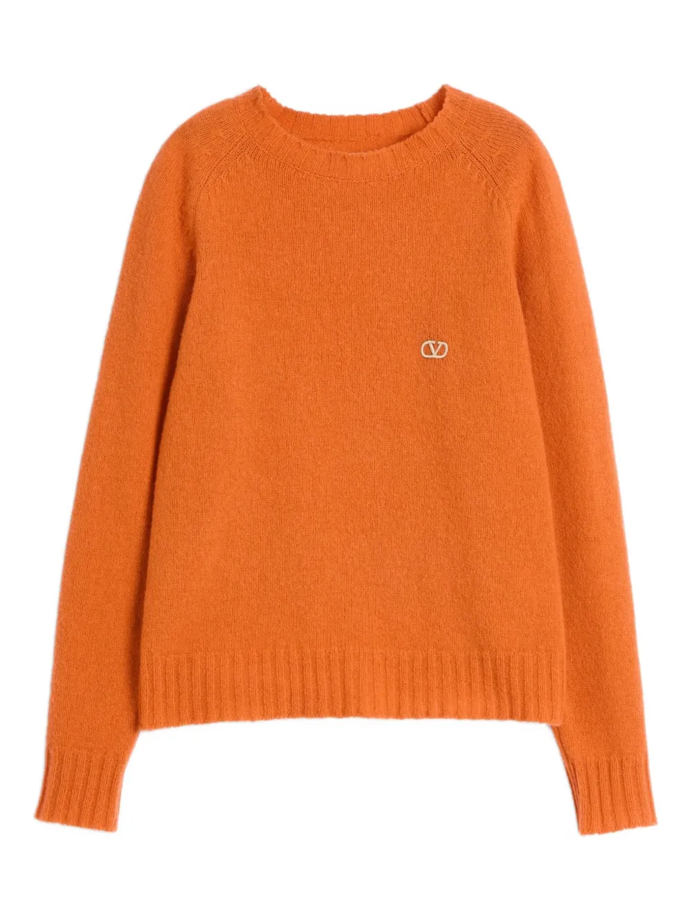Valentino Garavani Vロゴ シグネチャーセーター | オレンジ | Image 1