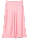 Blumarine satin midi skirt - Pink