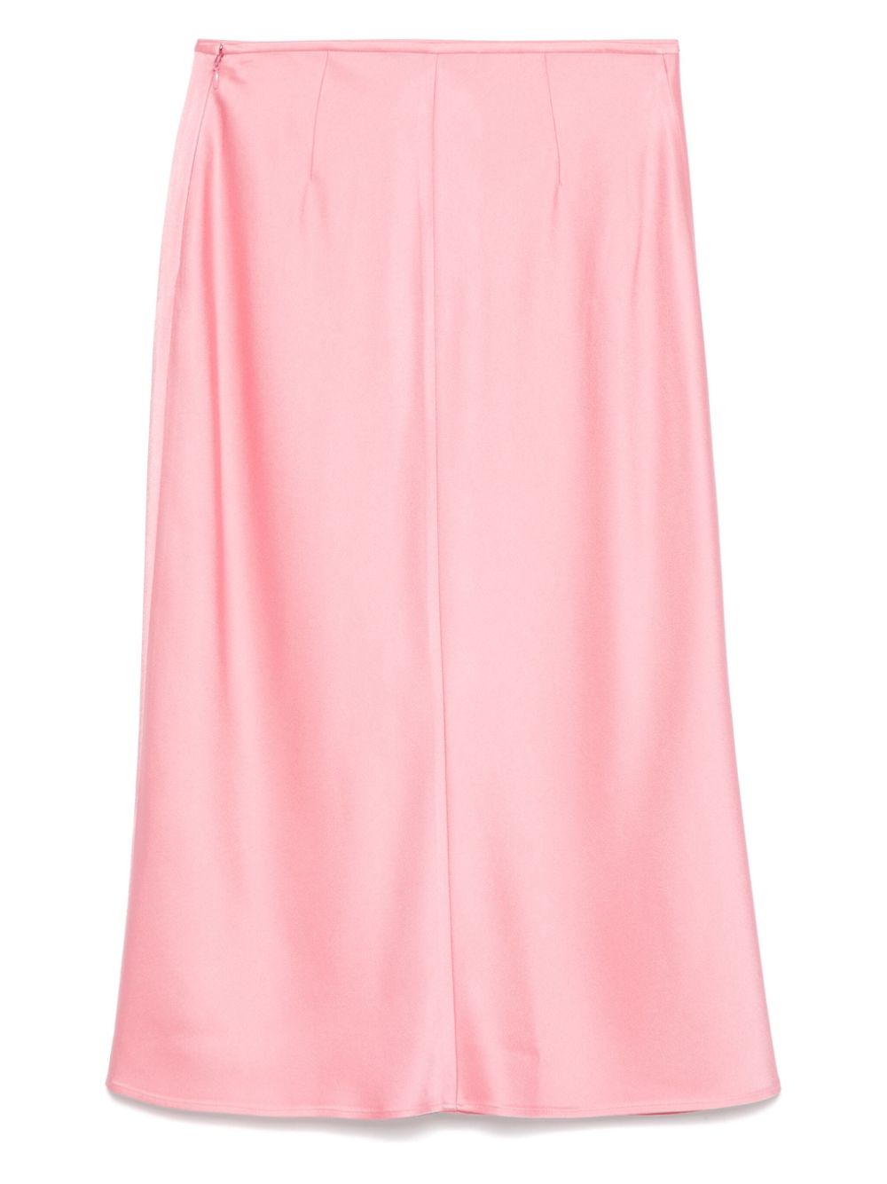 Blumarine satin midi skirt - Roze