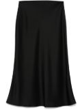 Blumarine satin midi skirt - Black