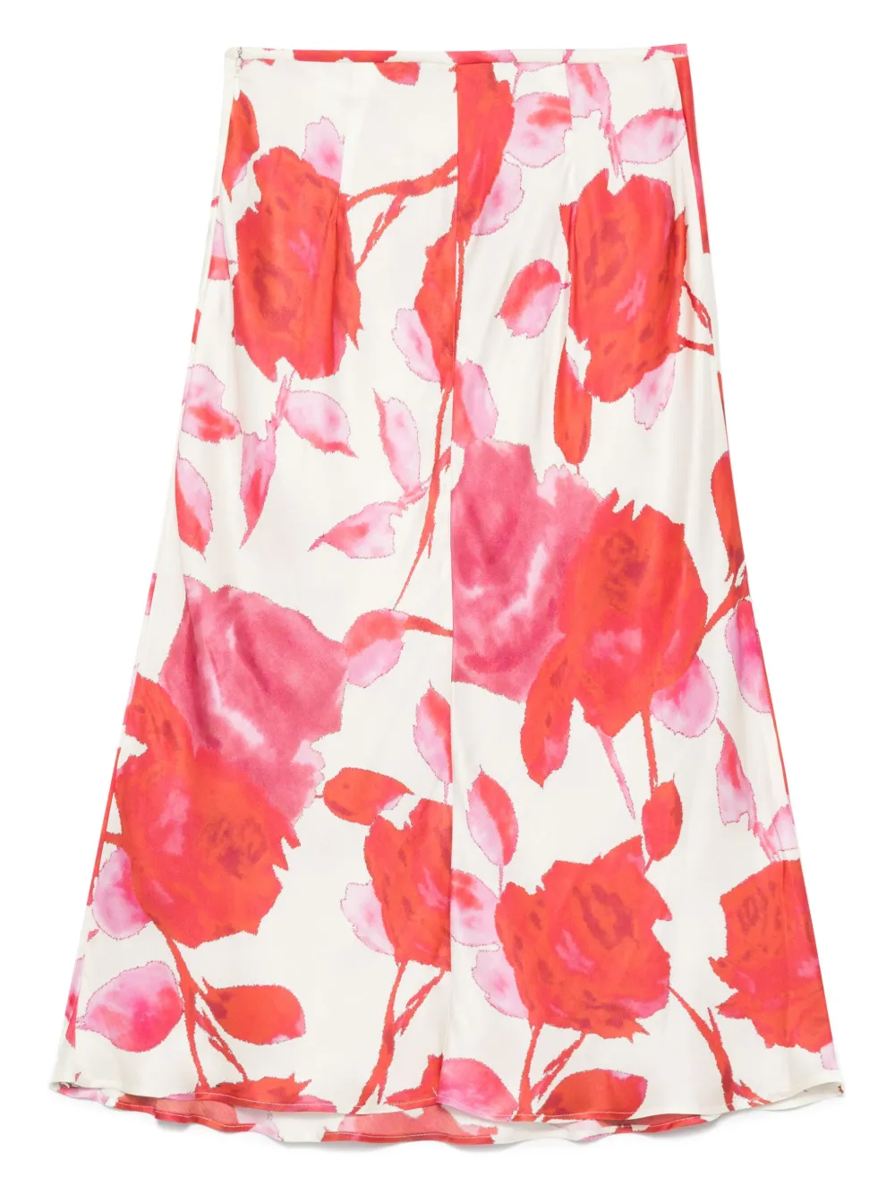 Blumarine Midi-jurk met bloemenprint - Beige