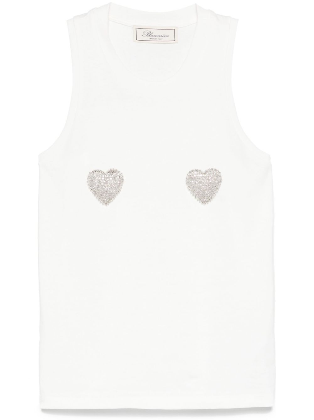 beaded-hearts tank top