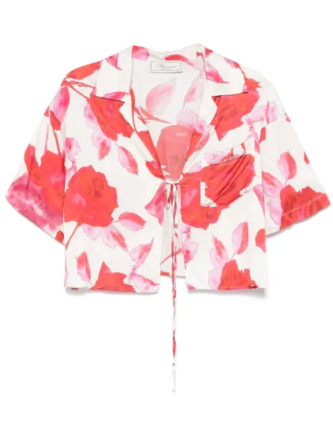 Blumarine floral-print shirt