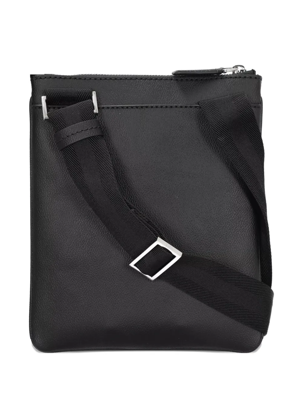 BOSS Zair logo-pattern messenger bag - Zwart