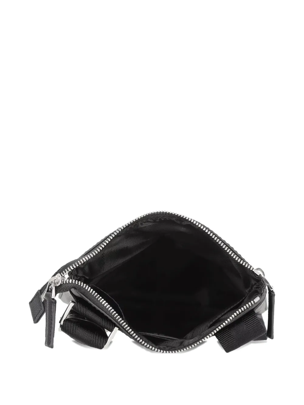 Hugo Boss Zair Logo-pattern Messenger Bag In Black