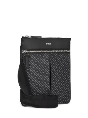 Polo Ralph Lauren Pebble -eather Messenger Bag | Black | FARFETCH JO