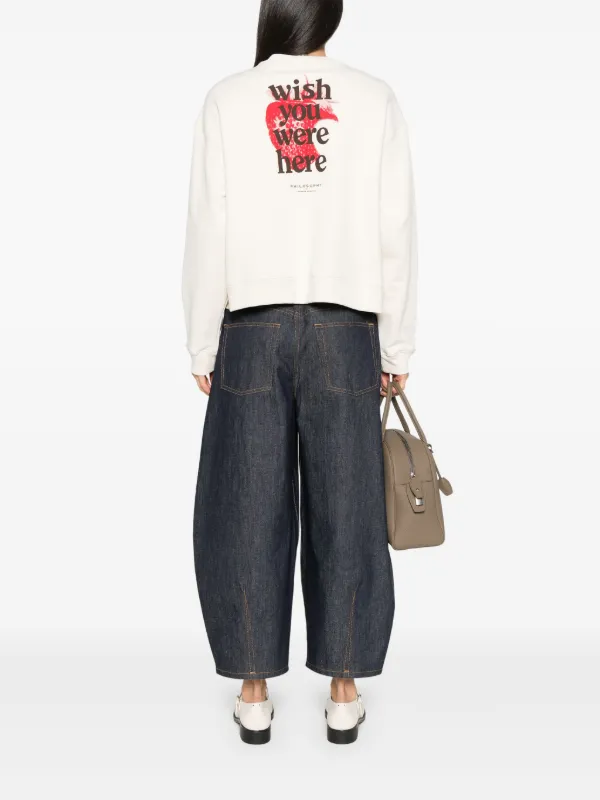 その他 PHILOSOPHY DI LORENZO SERAFINI REGULAR FIT SWEATSHIRT Philosophy Di Lorenzo Serafini logo-print Sweatshirt | White