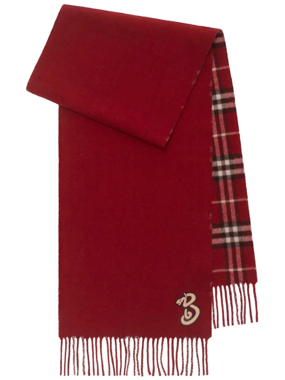 Burberry mascada reversible | rojo | Image 1