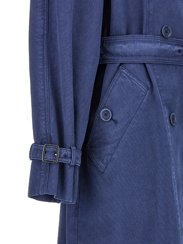 Max Mara Calao Trench Coat | Blue | FARFETCH