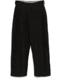 Ziggy Chen front-pleat tapered trousers - Grey