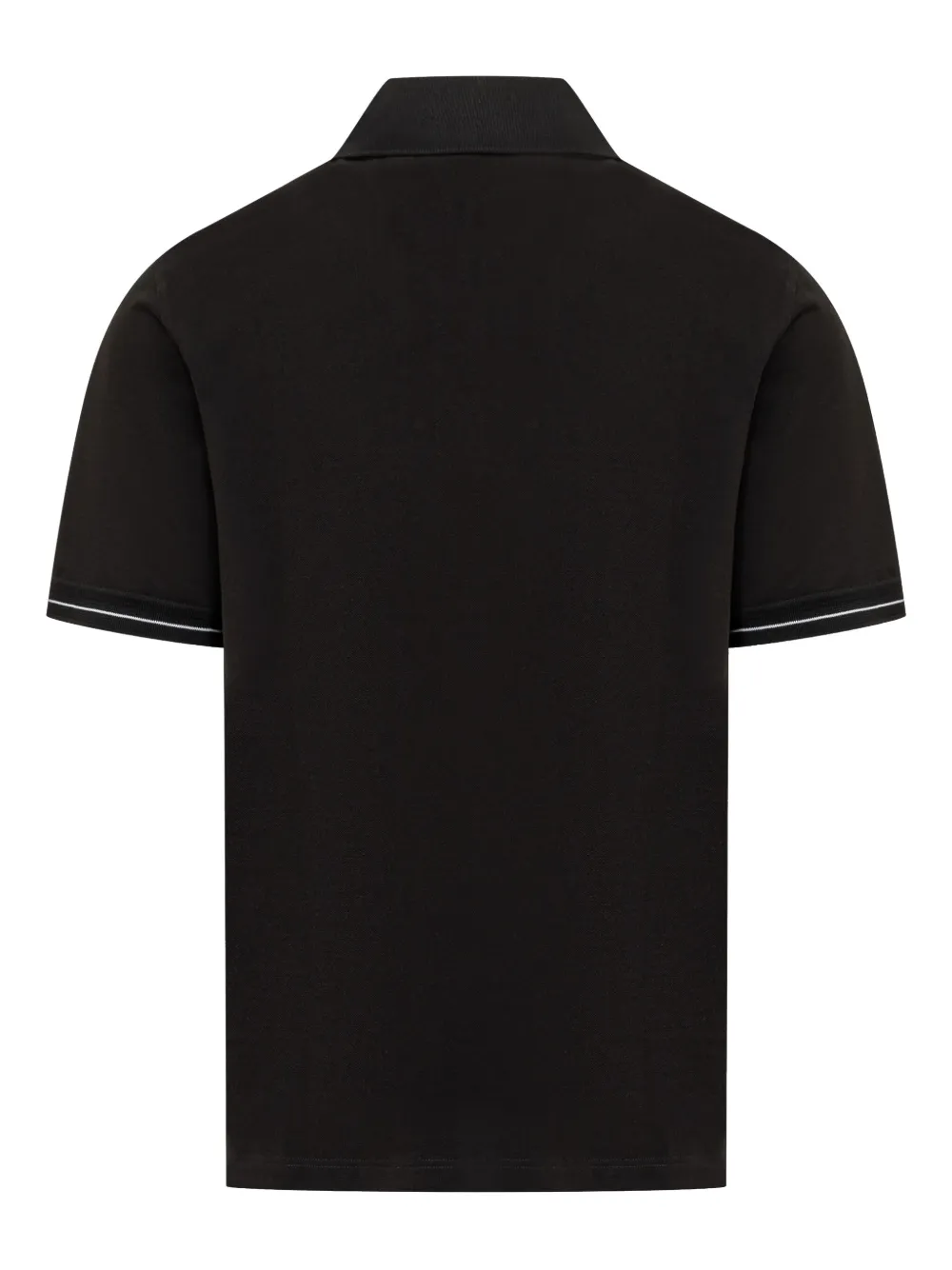 Ferragamo logo-embroidered polo shirt - Zwart