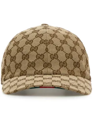 キャップ Gucci Gg Supreme Fabric Baseball Cap GUCCI beige supreme GG Web logo canvas baseball cap Size XS