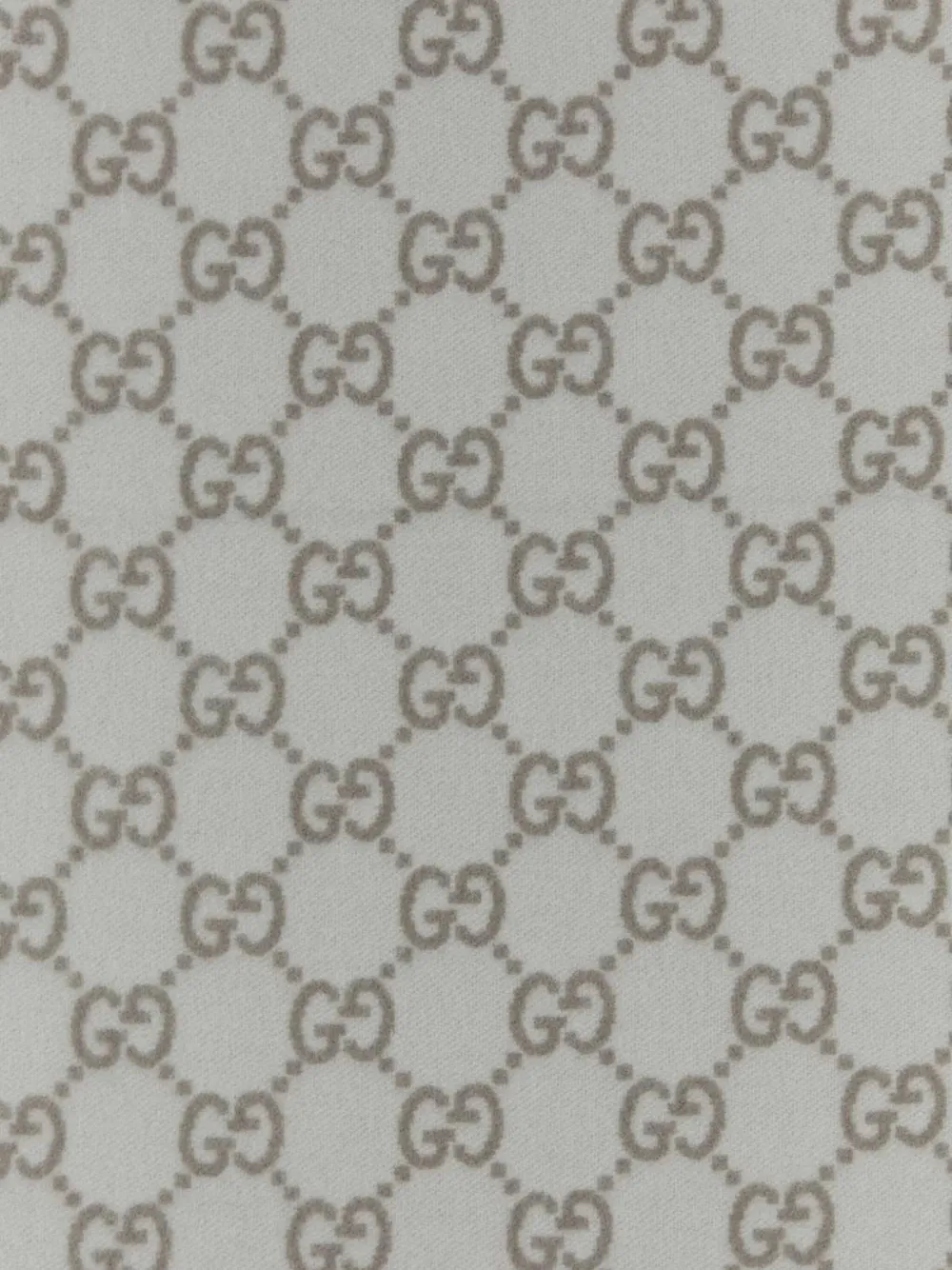 Gucci Women Embroidered Cashmere Reversible Scarf In Grey