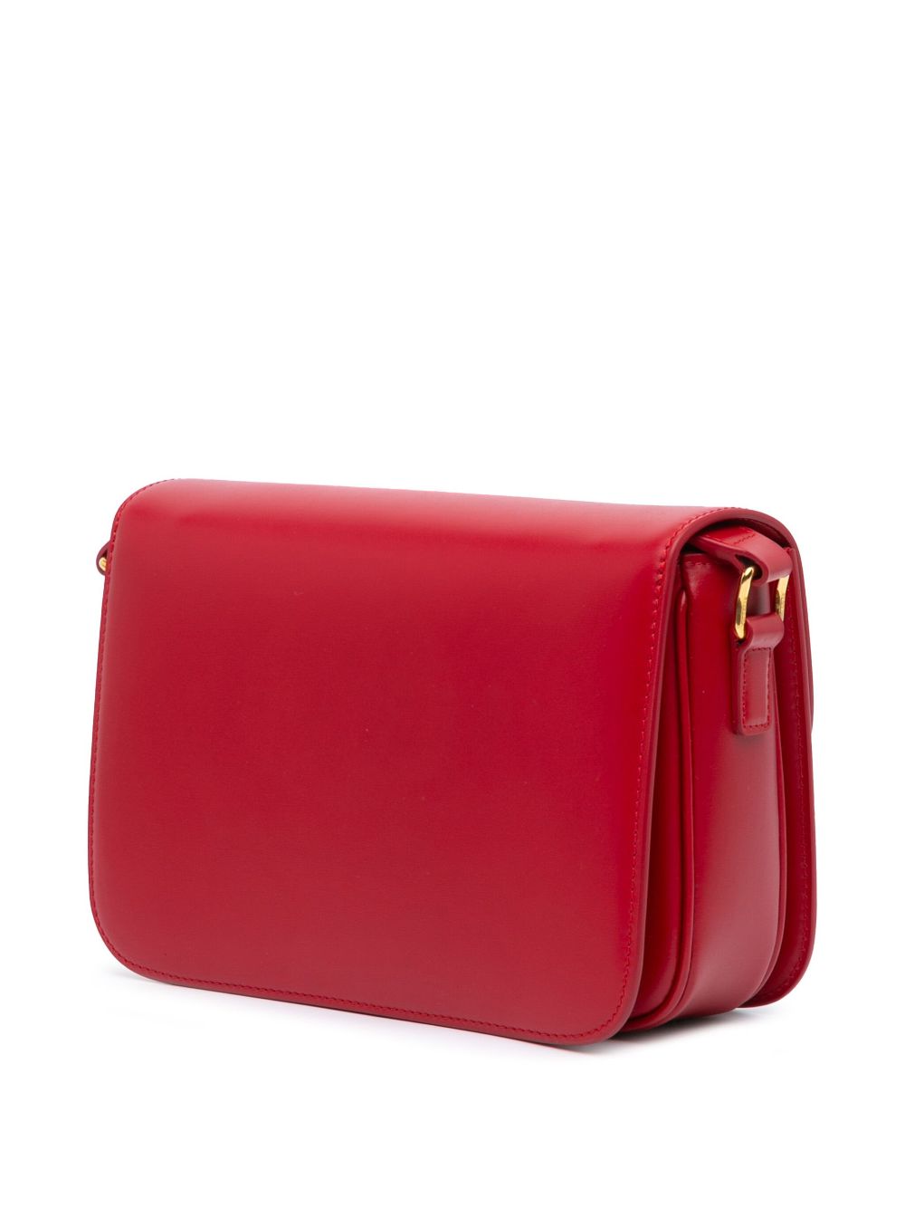 Céline Pre-Owned 2023 Classique Shiny Calfskin Triomphe crossbody bag - Red