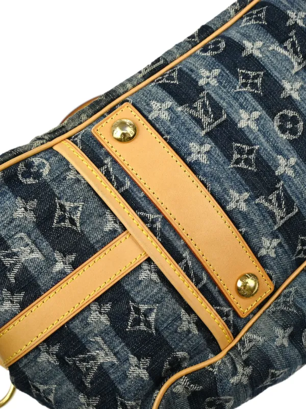 ★LV・グッチ・空箱・ショップ袋★20211224 Louis Vuitton Pre-Owned 2006 Cabas Raye GM Tote Bag | Blue | FARFETCH