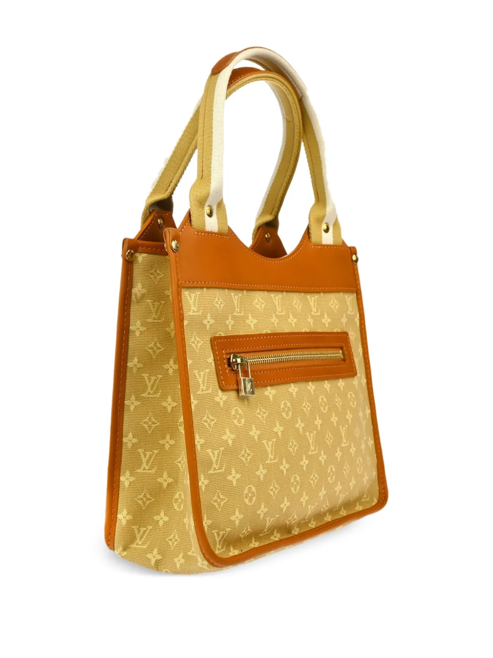 Pre-owned Louis Vuitton 2004 Mini Sac Catherine Handbag In Neutrals