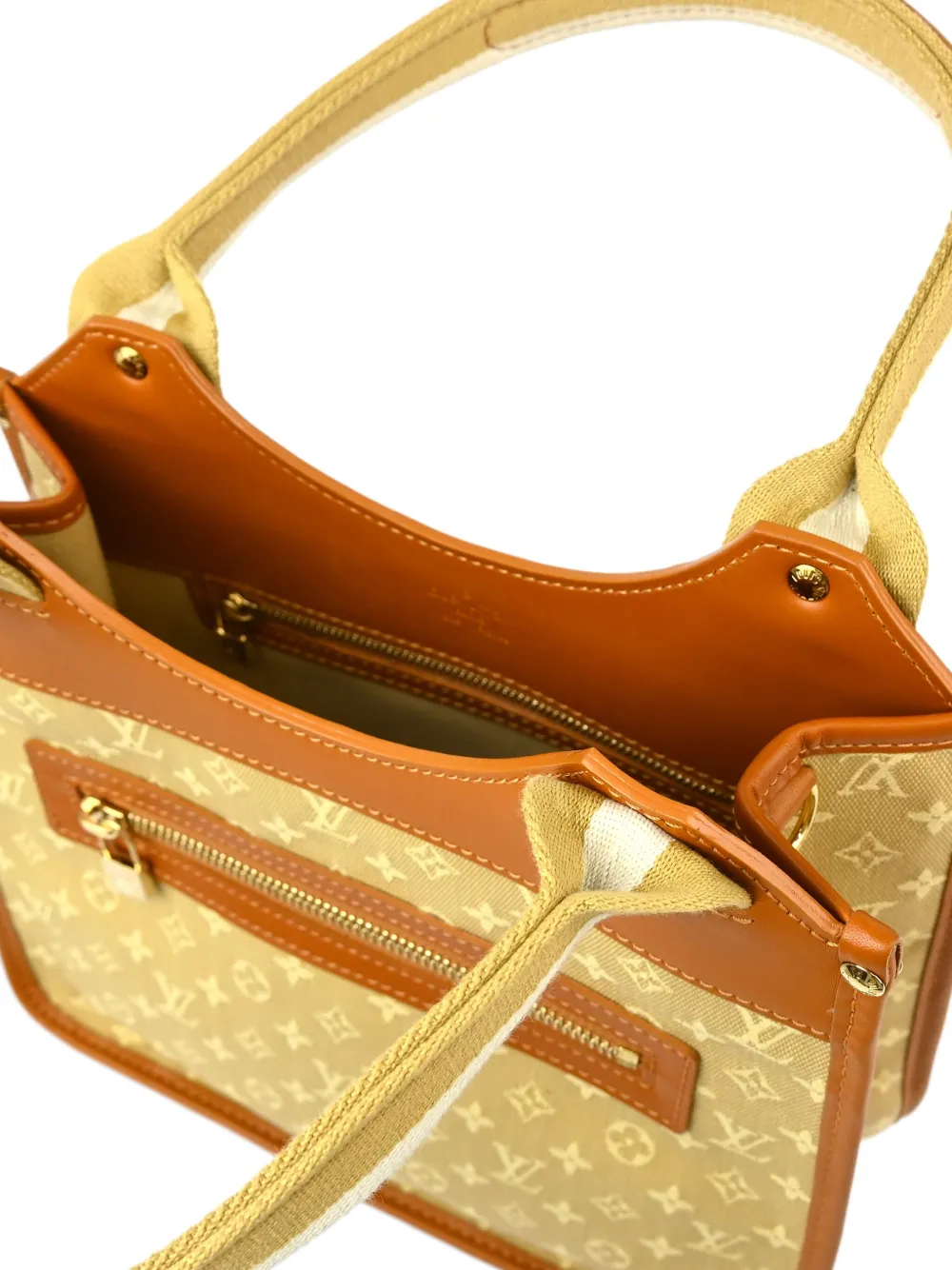Pre-owned Louis Vuitton 2004 Mini Sac Catherine Handbag In Neutrals