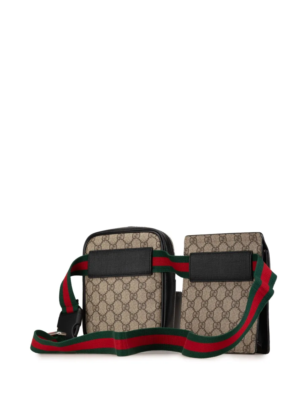 Gucci Pre-Owned 2000-2015 GG Supreme Web heuptas - Bruin