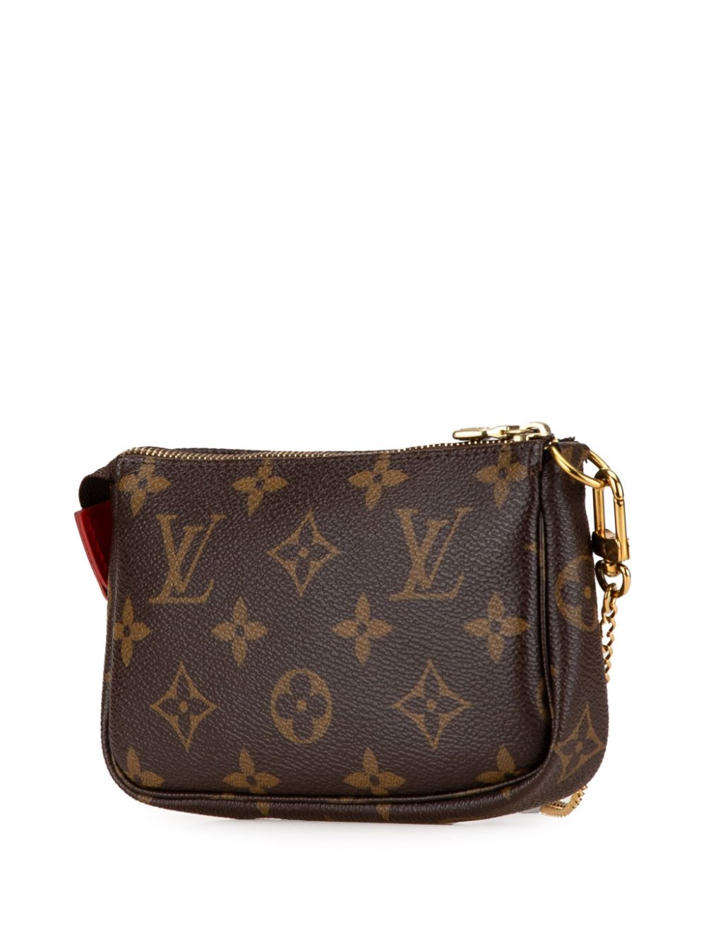 Louis Vuitton Pre-Owned 2020 Mini Monogram Vivienne Christmas Pochette Accessoires schoudertas - Bruin