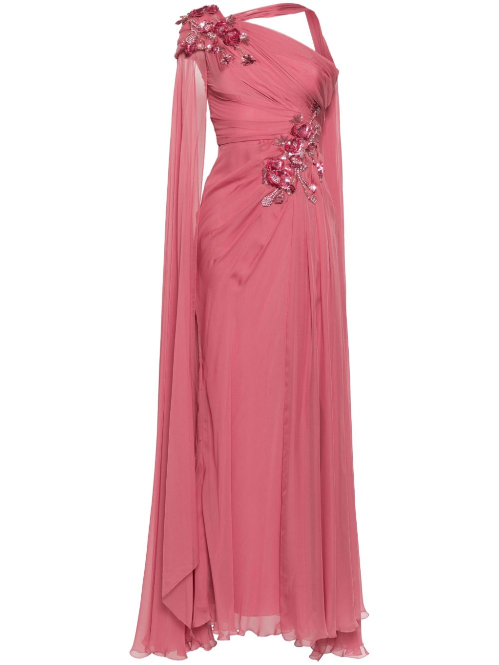 chiffon gown