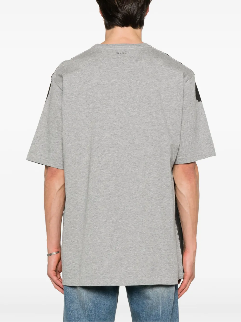 Shop Alexander Mcqueen Skull T-shirt In Grey