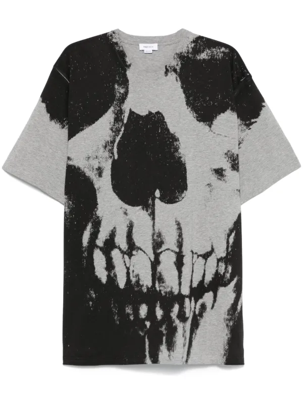 Alexander McQueen スカル Tシャツ | グレー | FARFETCH JP