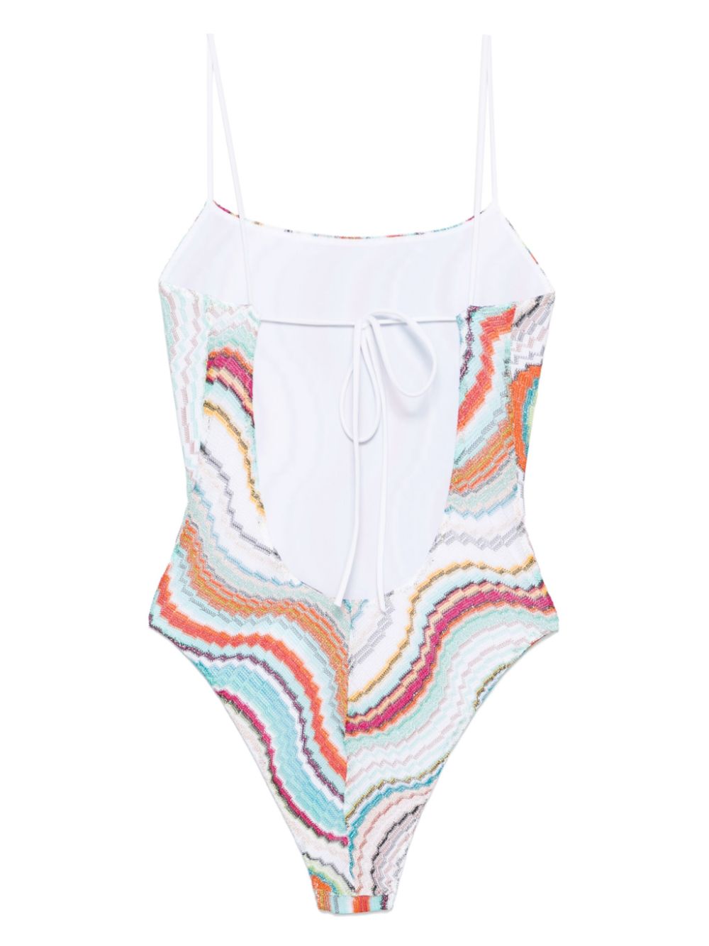 Missoni patterned swimsuit - Blauw