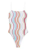 Missoni patterned swimsuit - Blue