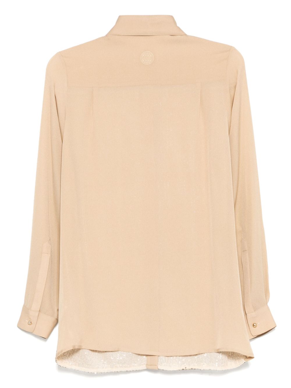 Elie Saab sequinned shirt - Beige