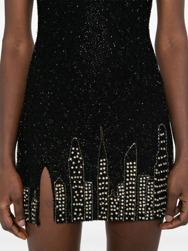 le sable beaded mini dress Staud Le Sable Dress Ivory main image 1