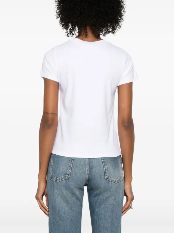 Alexander McQueen Cut & Sew T-shirt | White | FARFETCH