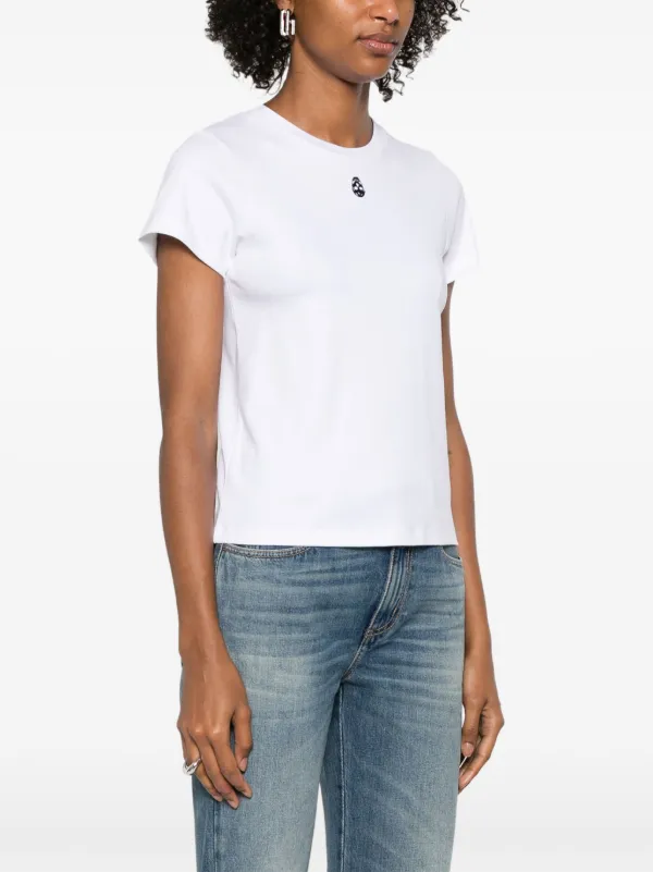 【送料&関税込】Alexander McQueen Cut And Sew T-shirt Alexander McQueen Cut & Sew T-shirt | White | FARFETCH