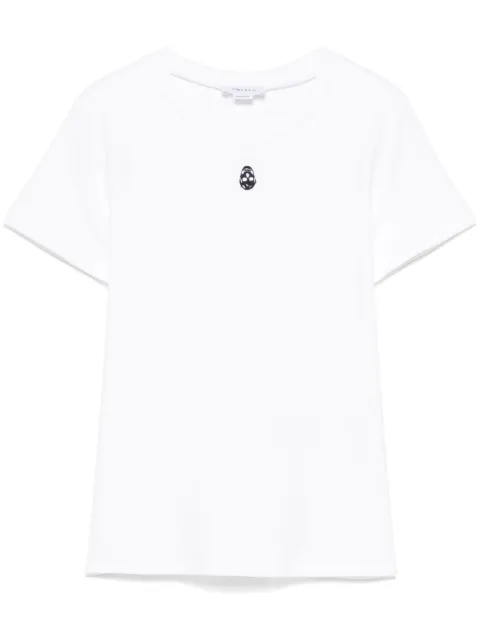 Alexander McQueen playera Cut & Sew