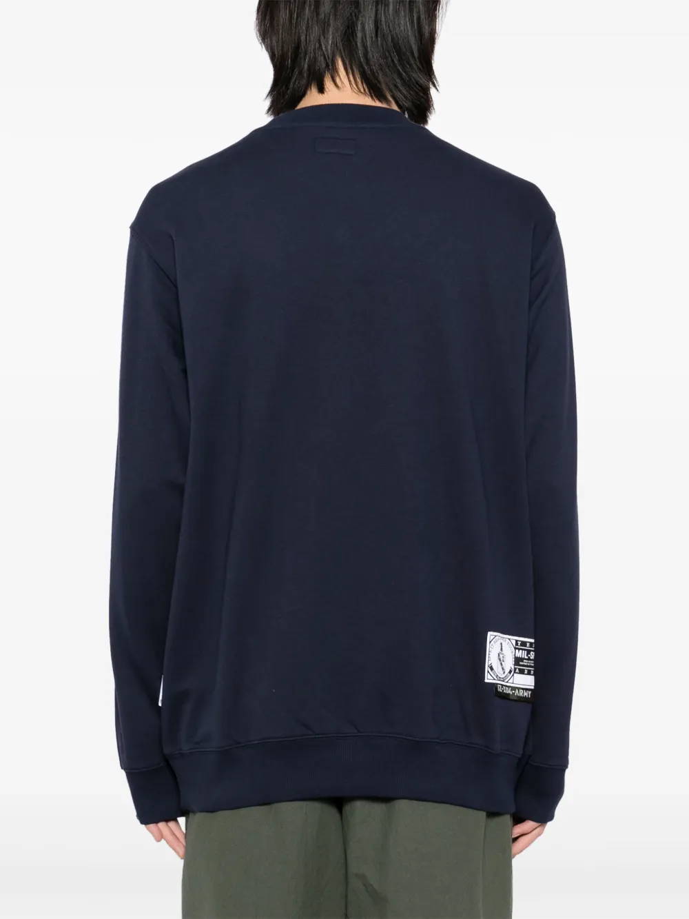 izzue Sweater met logo Blauw