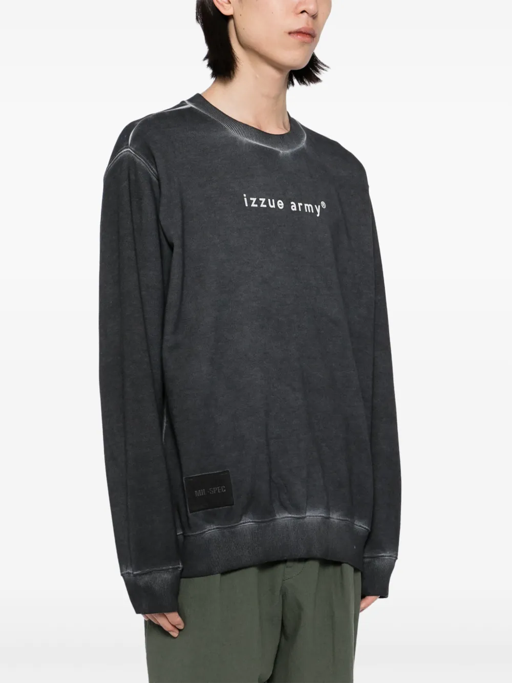 izzue Sweater met logo Grijs