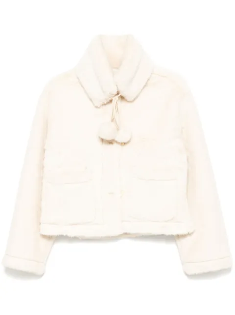 b+ab faux-fur jacket