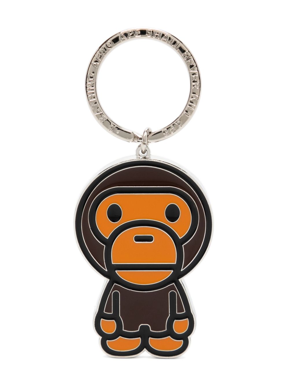 A BATHING APE Baby Milo sleutelhanger Bruin