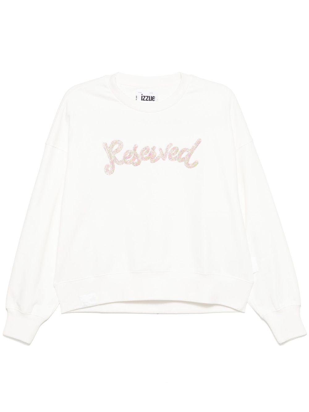 izzue Reserved sweatshirt - White