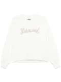 izzue Reserved sweatshirt - White