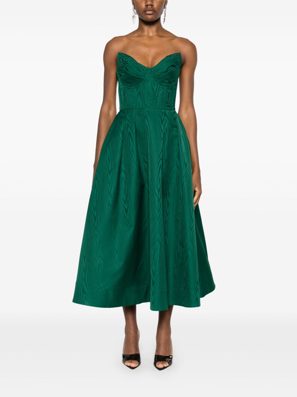 Rebecca Vallance Luiza midi dress - Groen