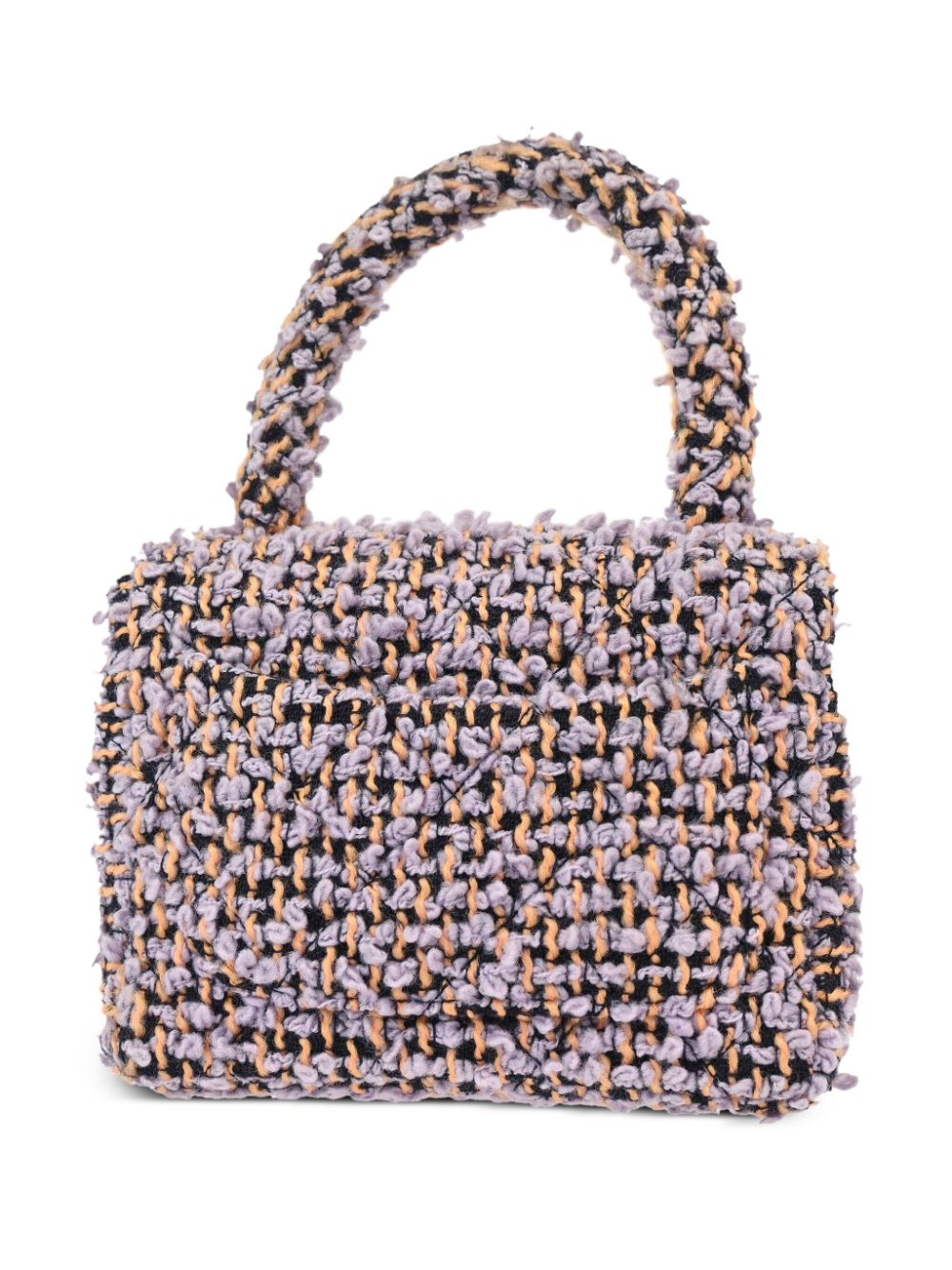 CHANEL Pre-Owned 1990-2000s Classic Flap kleine tweed shopper - Paars