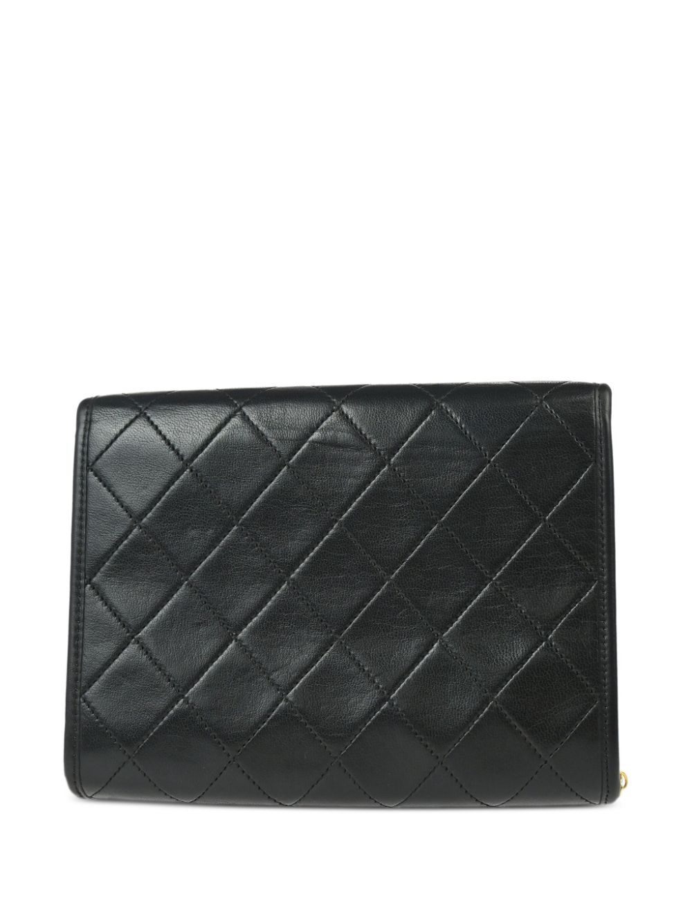 CHANEL Pre-Owned 1980-1984 gewatteerde schoudertas - Zwart