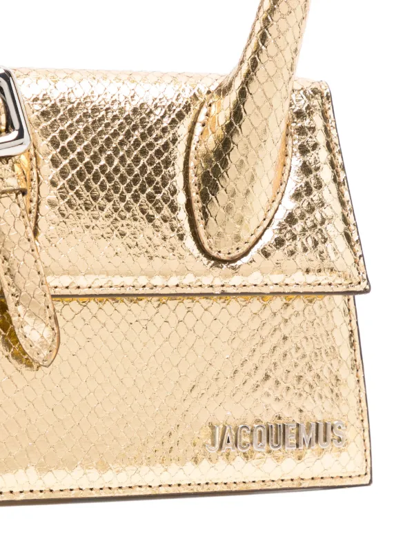 Jacquemus Medium Chiquito Bag | Gold | FARFETCH