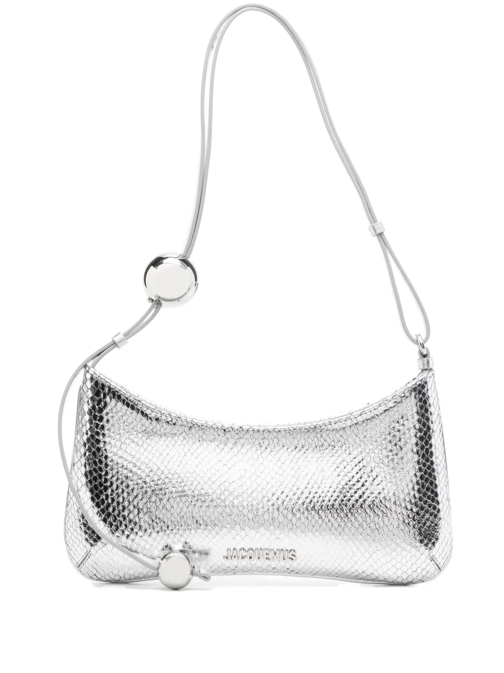 Jacquemus The Bisou Perle tas Zilver
