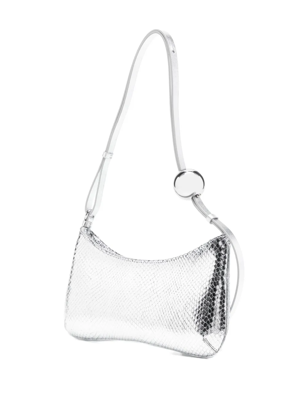 Jacquemus The Bisou Perle tas Zilver
