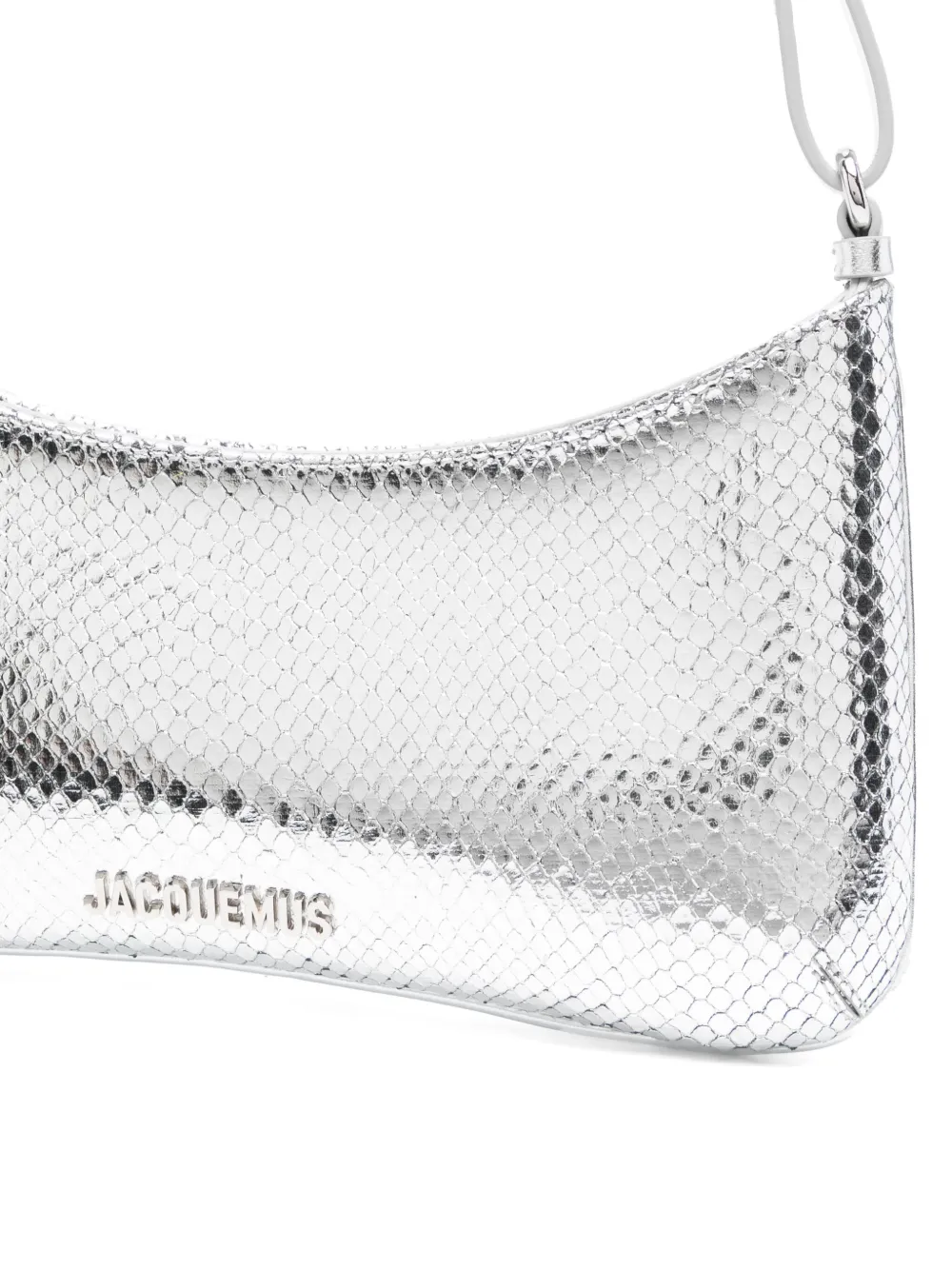 Jacquemus The Bisou Perle tas Zilver