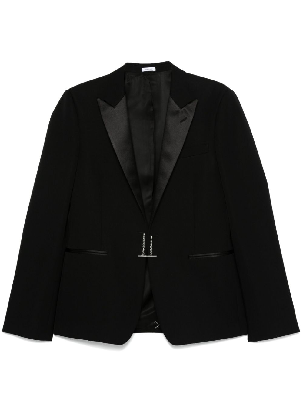 Alexander McQueen chain-embellished blazer - Black