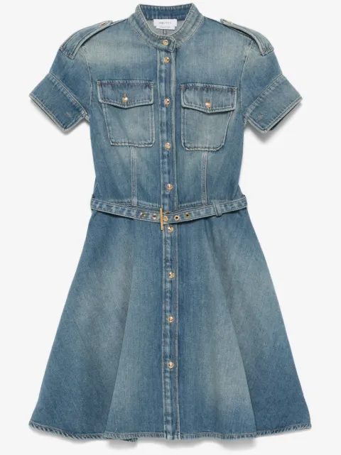 Alexander McQueen vestido corto de mezclilla